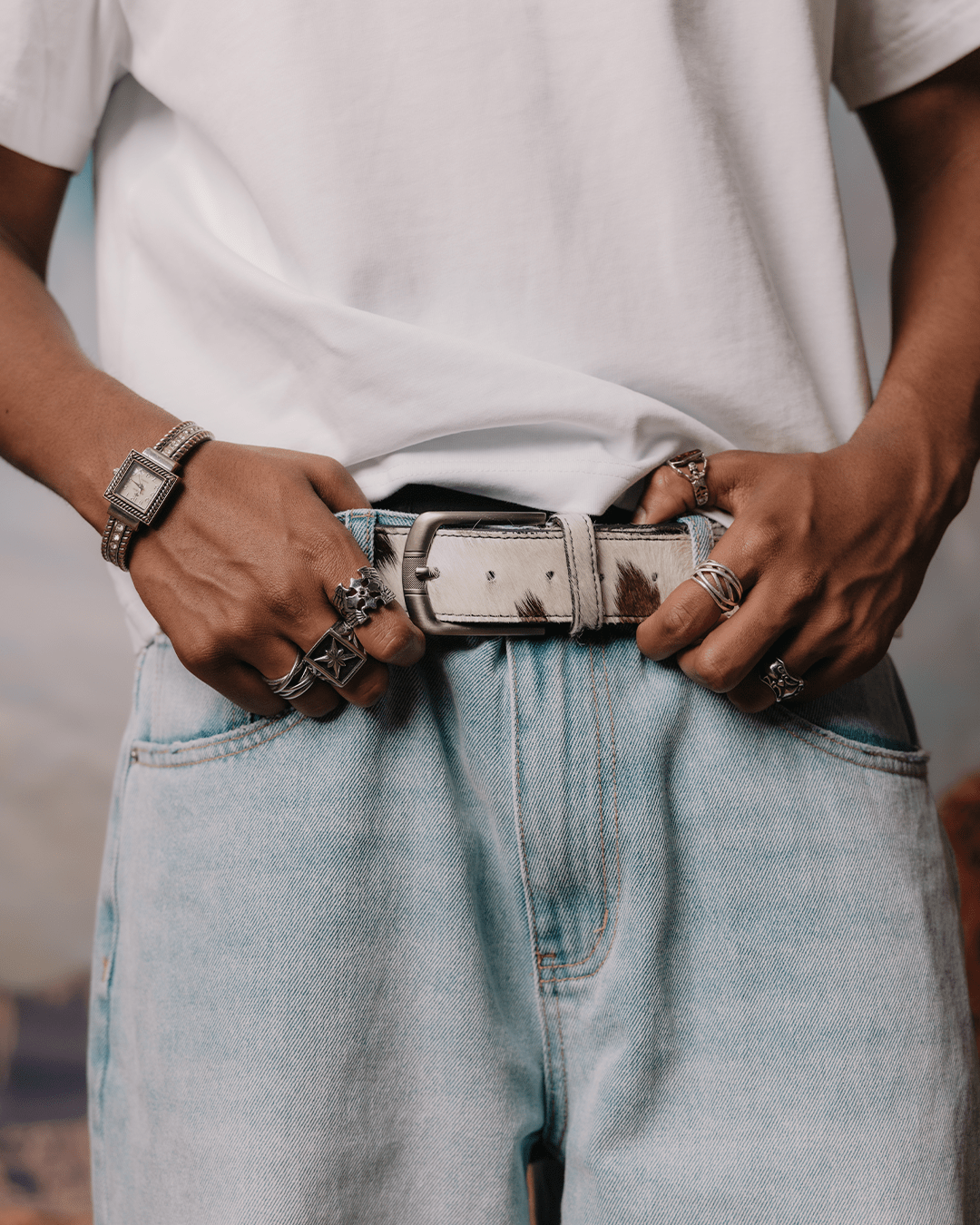 Cowhide Belt