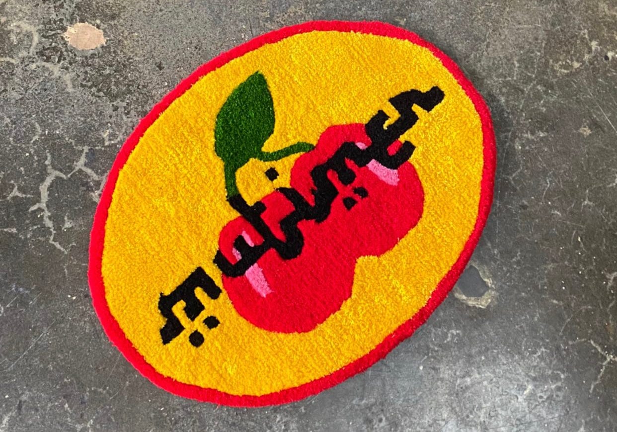 Fruit Sticker Rug