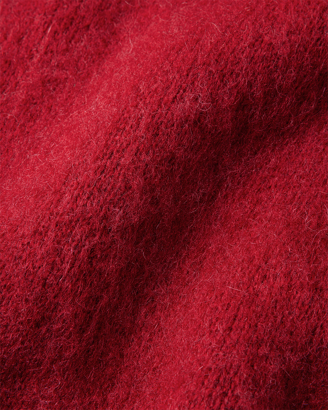 Shaggy Mohair knit (Wine)